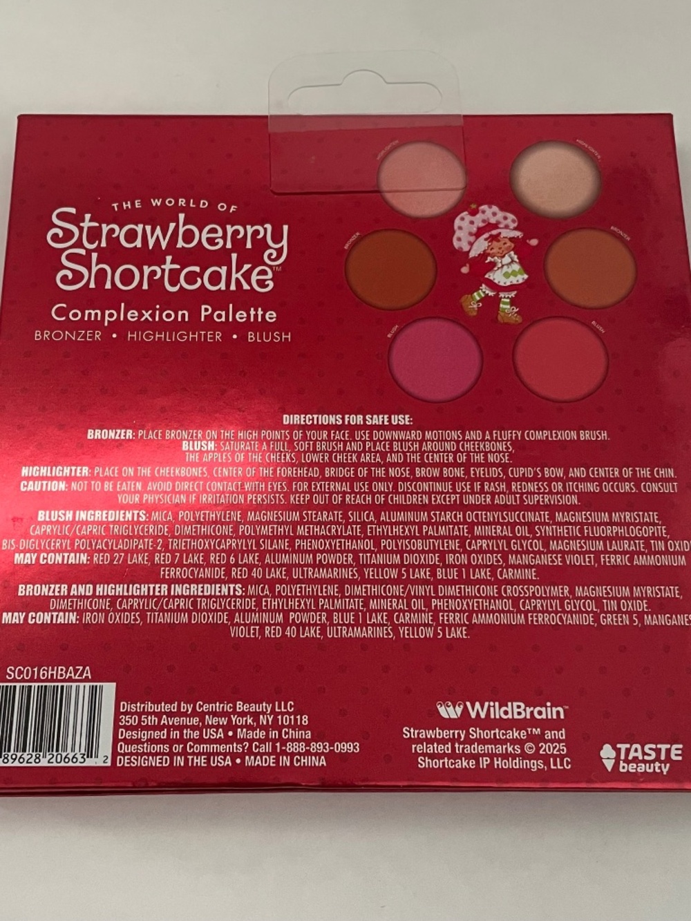 Strawberry Shortcake Complexion Palette New & Sealed in Box (no tags) - Picture 3 of 5